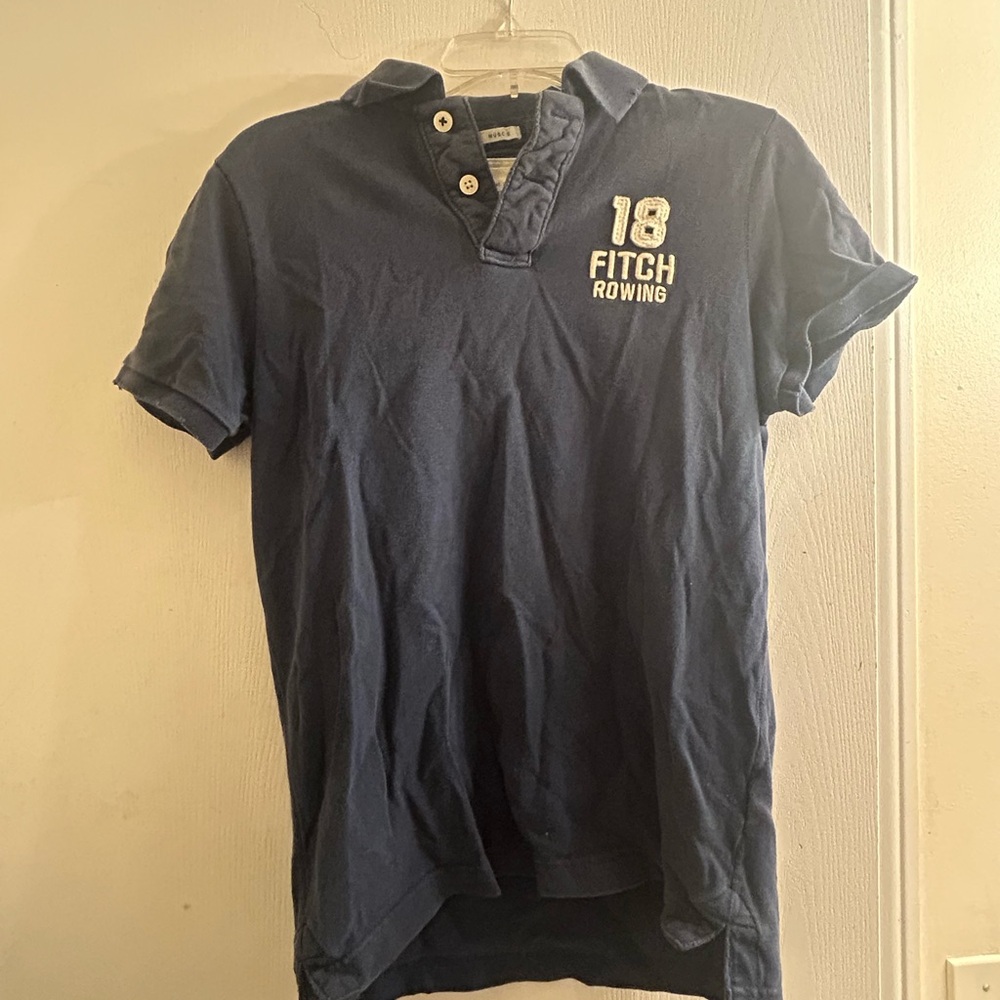Abercrombie & Fitch Rowing Navy Polo Shirt